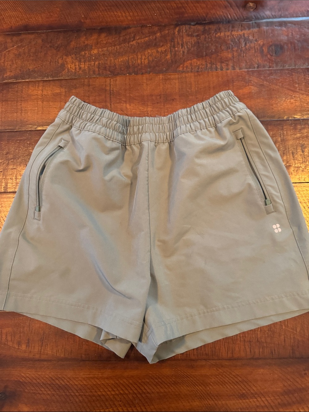 Sweaty Betty Light Olive Athletic Shorts